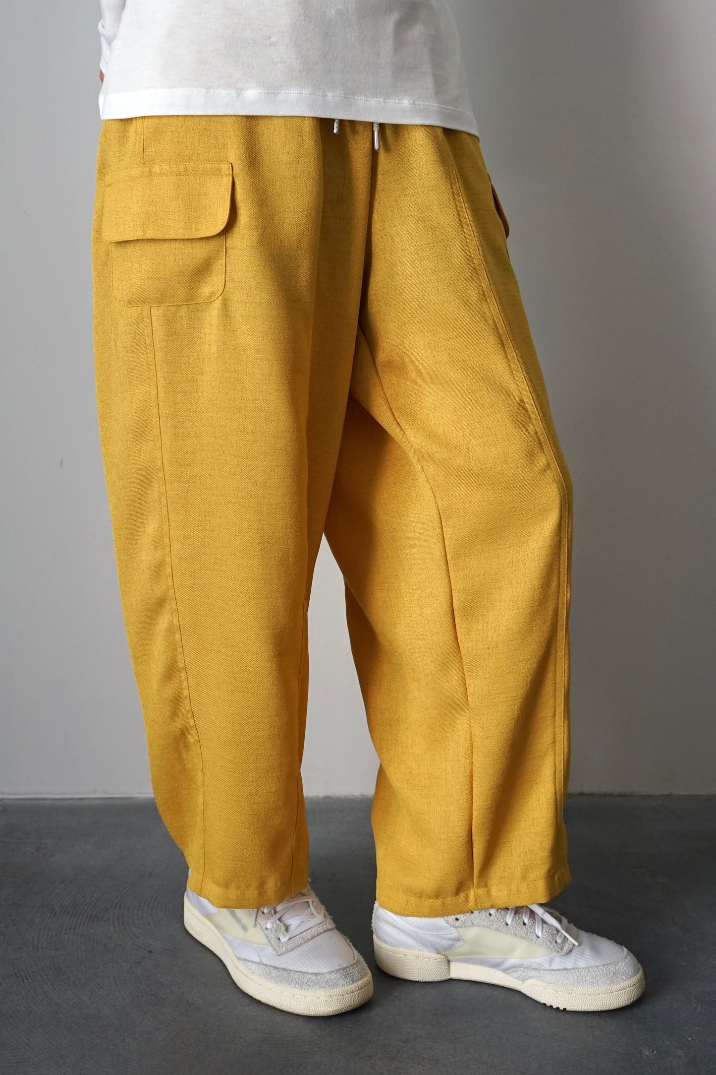 【SHOTAHIYAMA】balloon cargo pants mustard