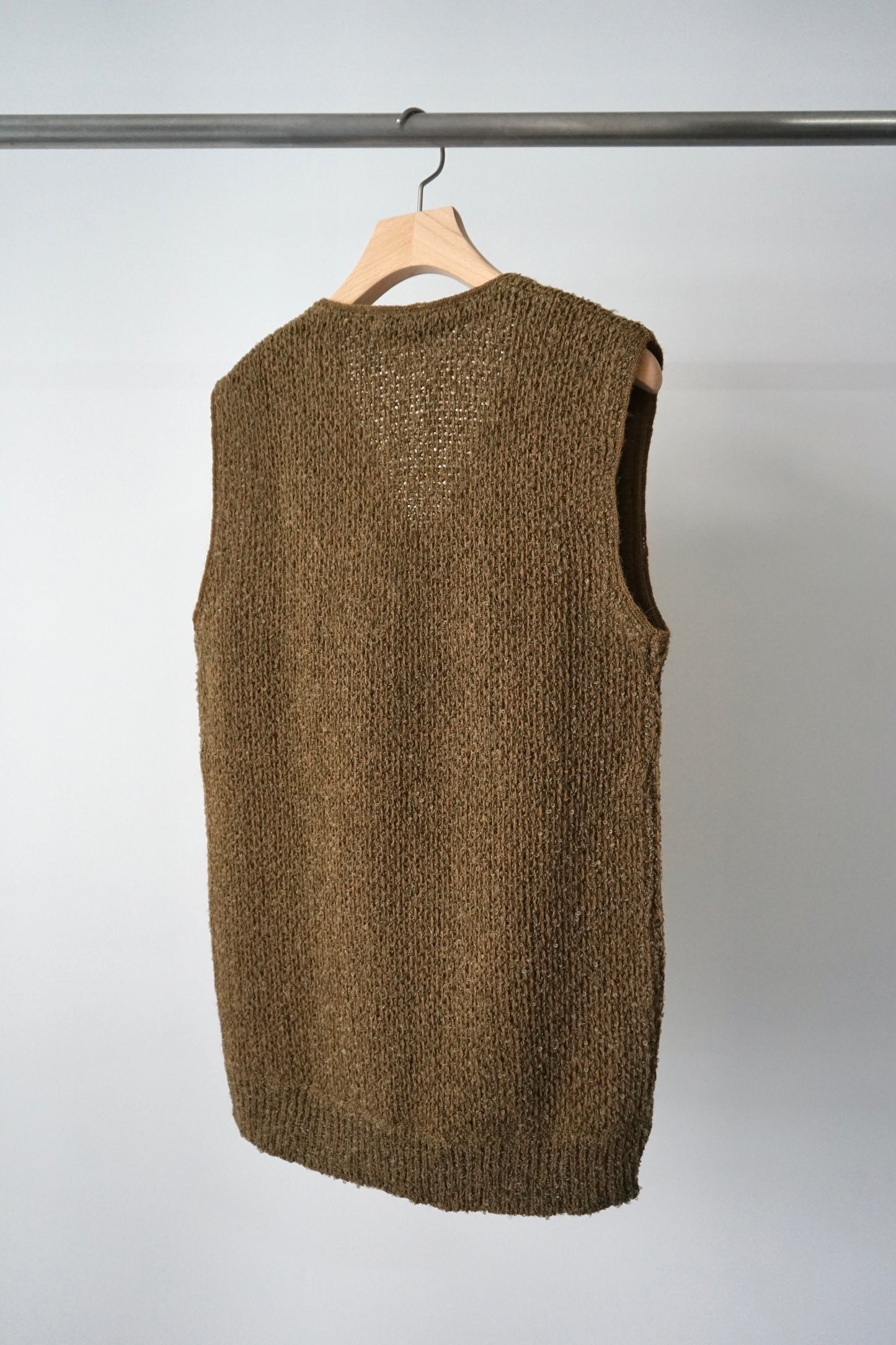 Euro alpaca mix knit vest