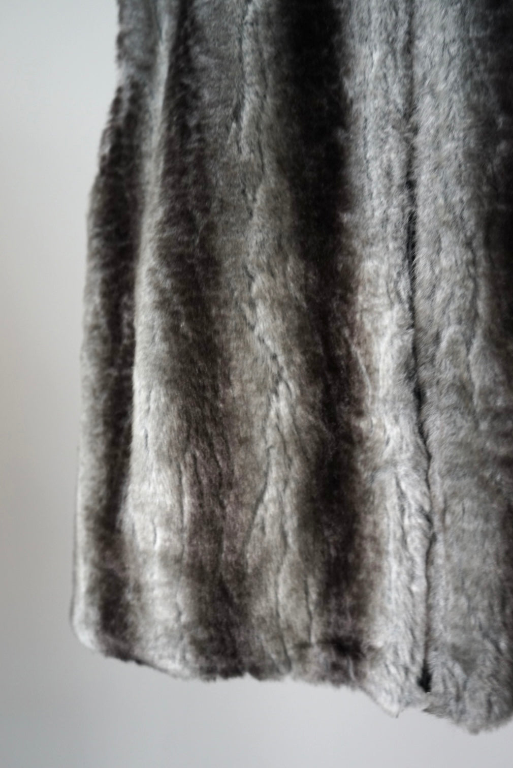 Reversible fake fur vest