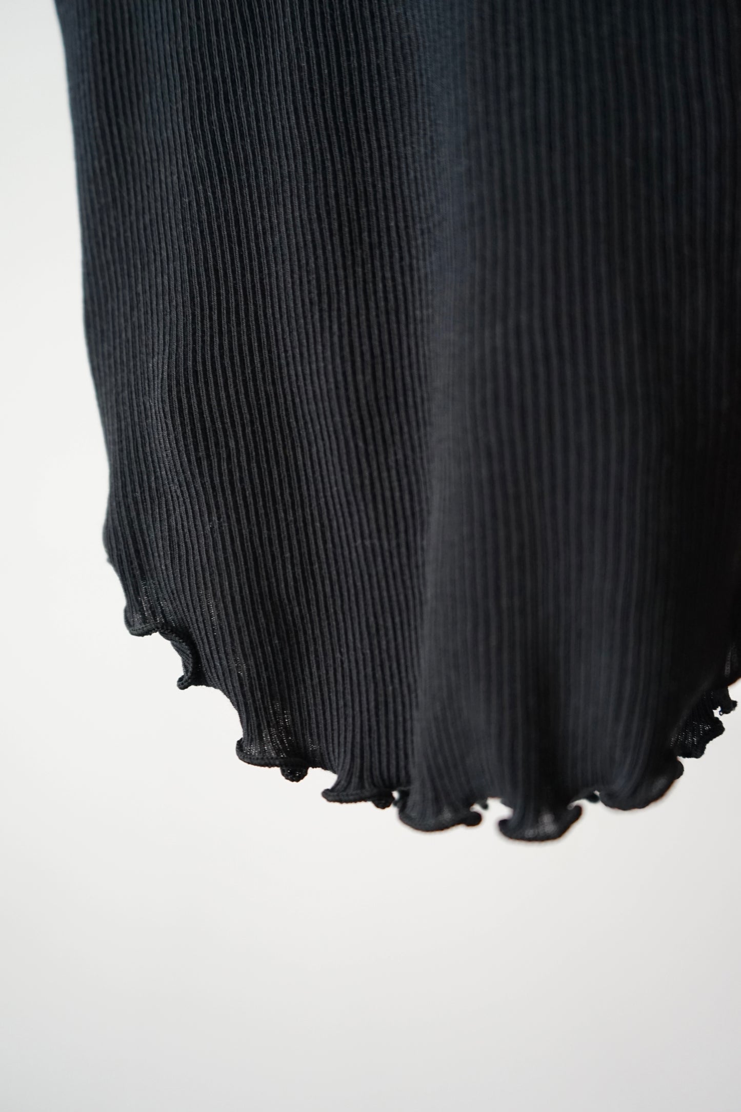 【HAKUJI】Twist cotton asym bra TT -black-