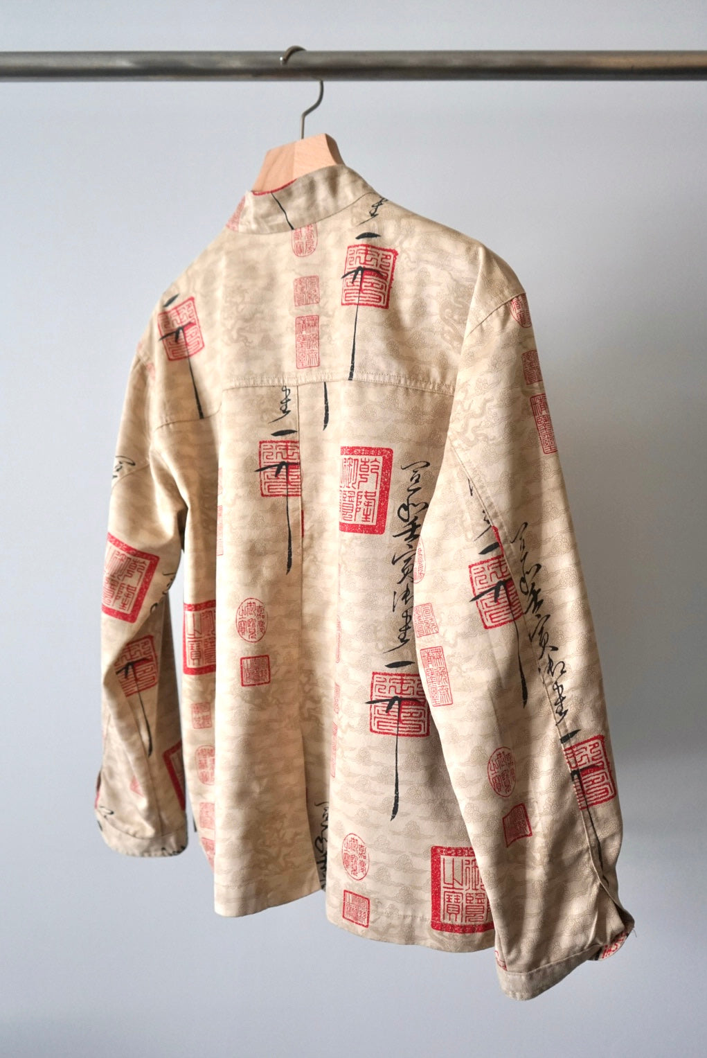 Chinese print design shirt