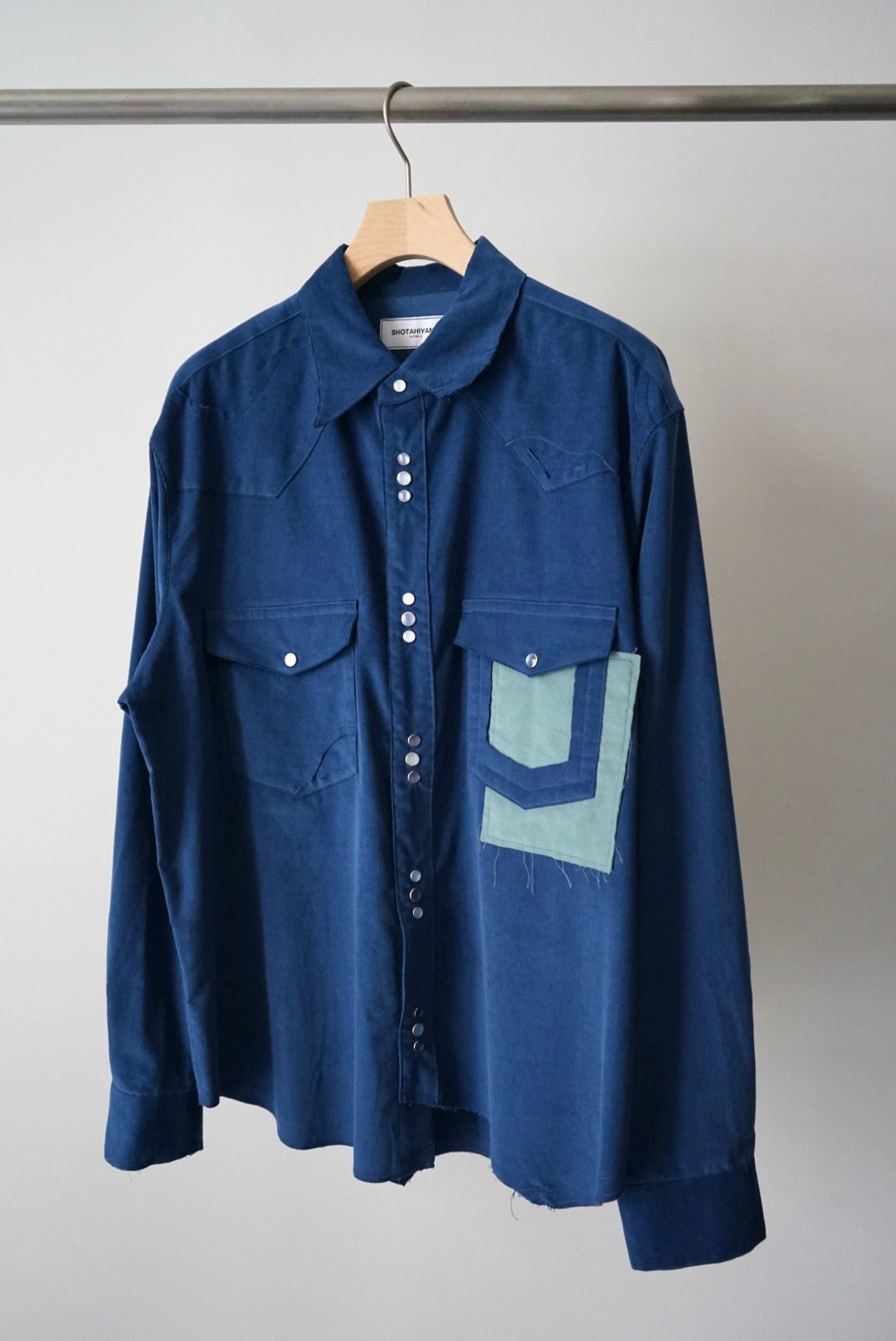 【SHOTAHIYAMA】corduroy cutting western shirt