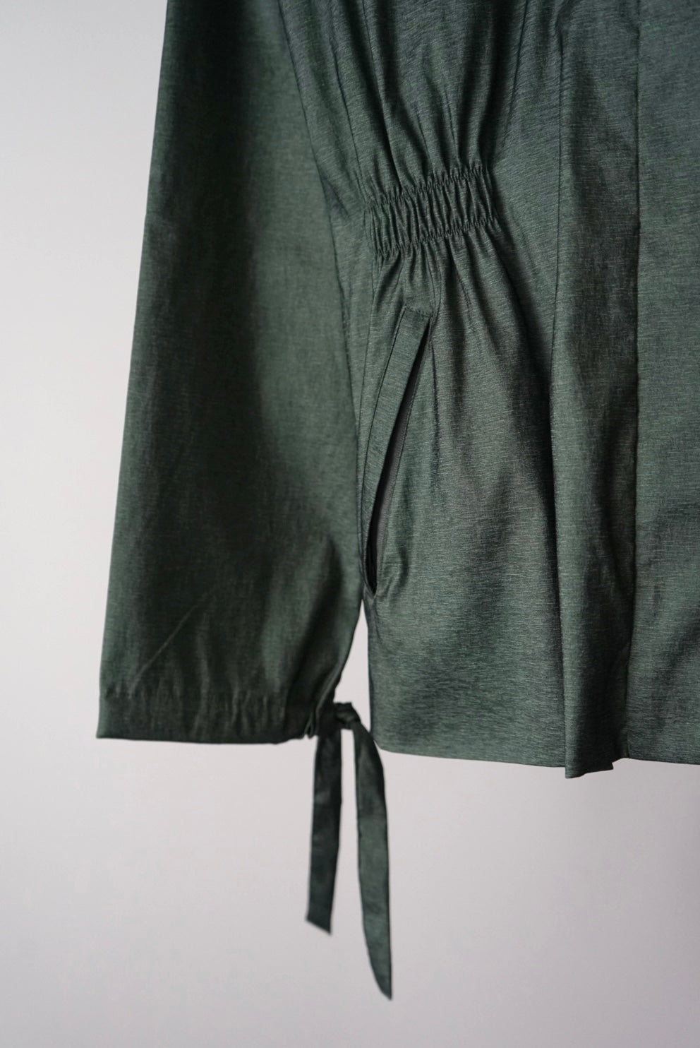 Shiny design zipup jacket