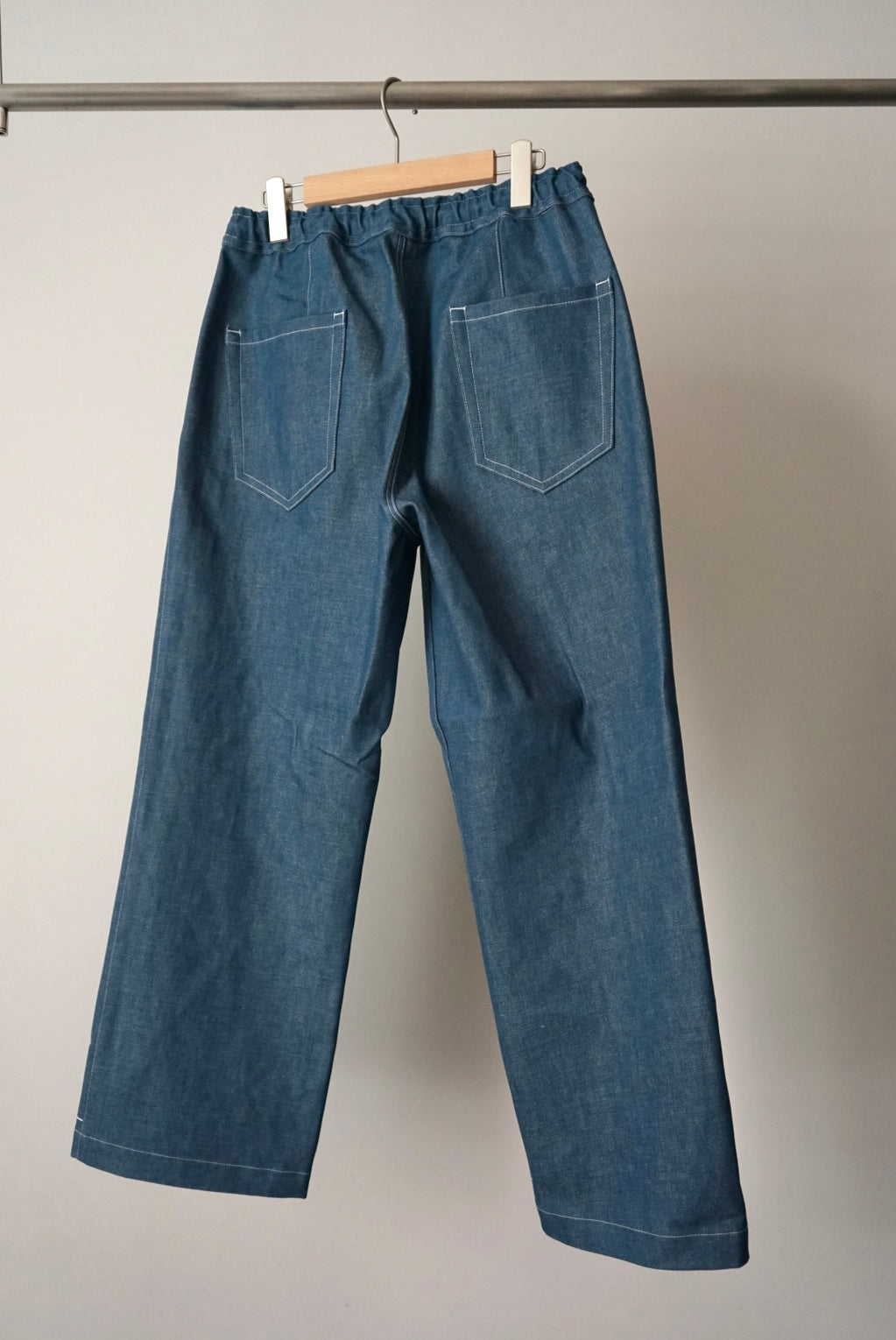 【SHOTAHIYAMA】embroidery denim wide pants