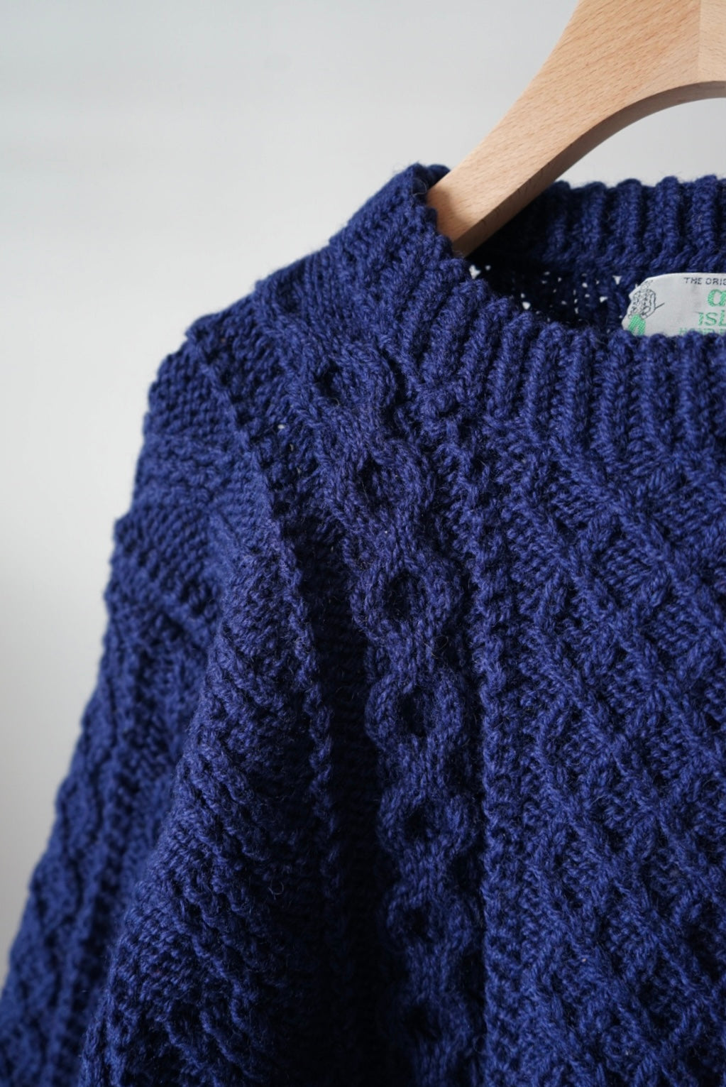 80's Irish aran sweater