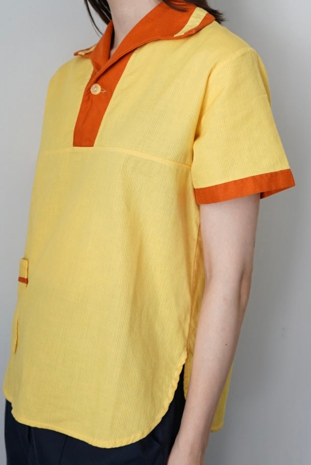 Around 60's italian collar pullover shirts
