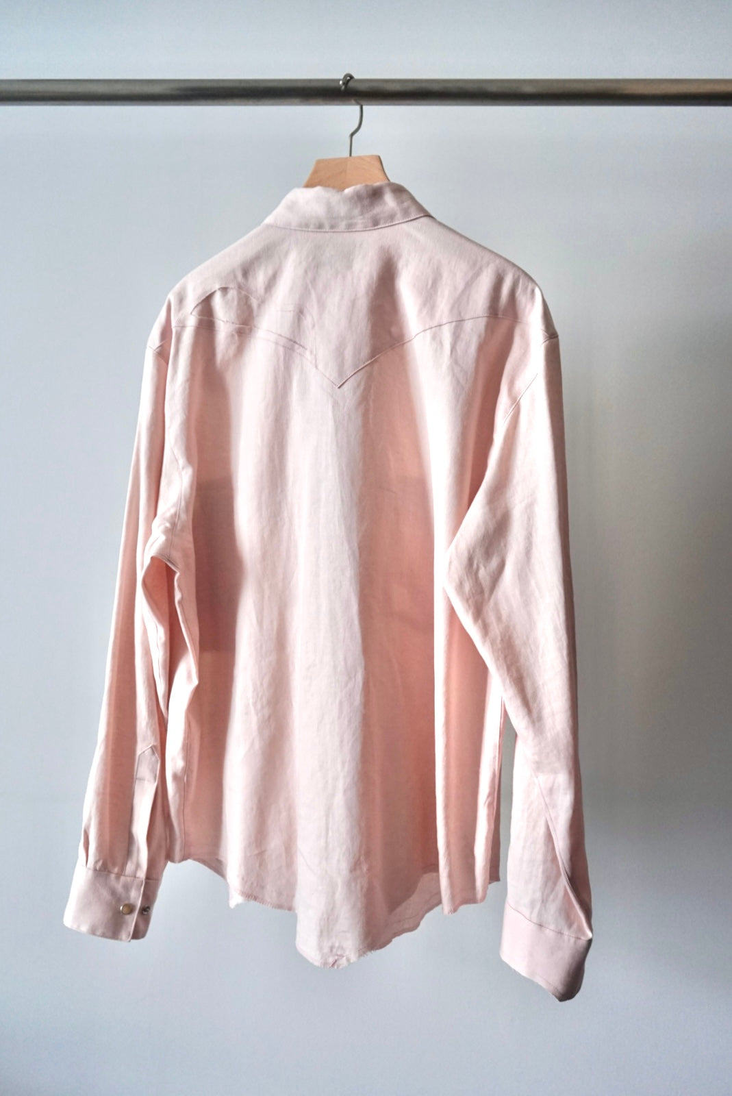 【SHOTAHIYAMA】cotton linen cutting western shirt