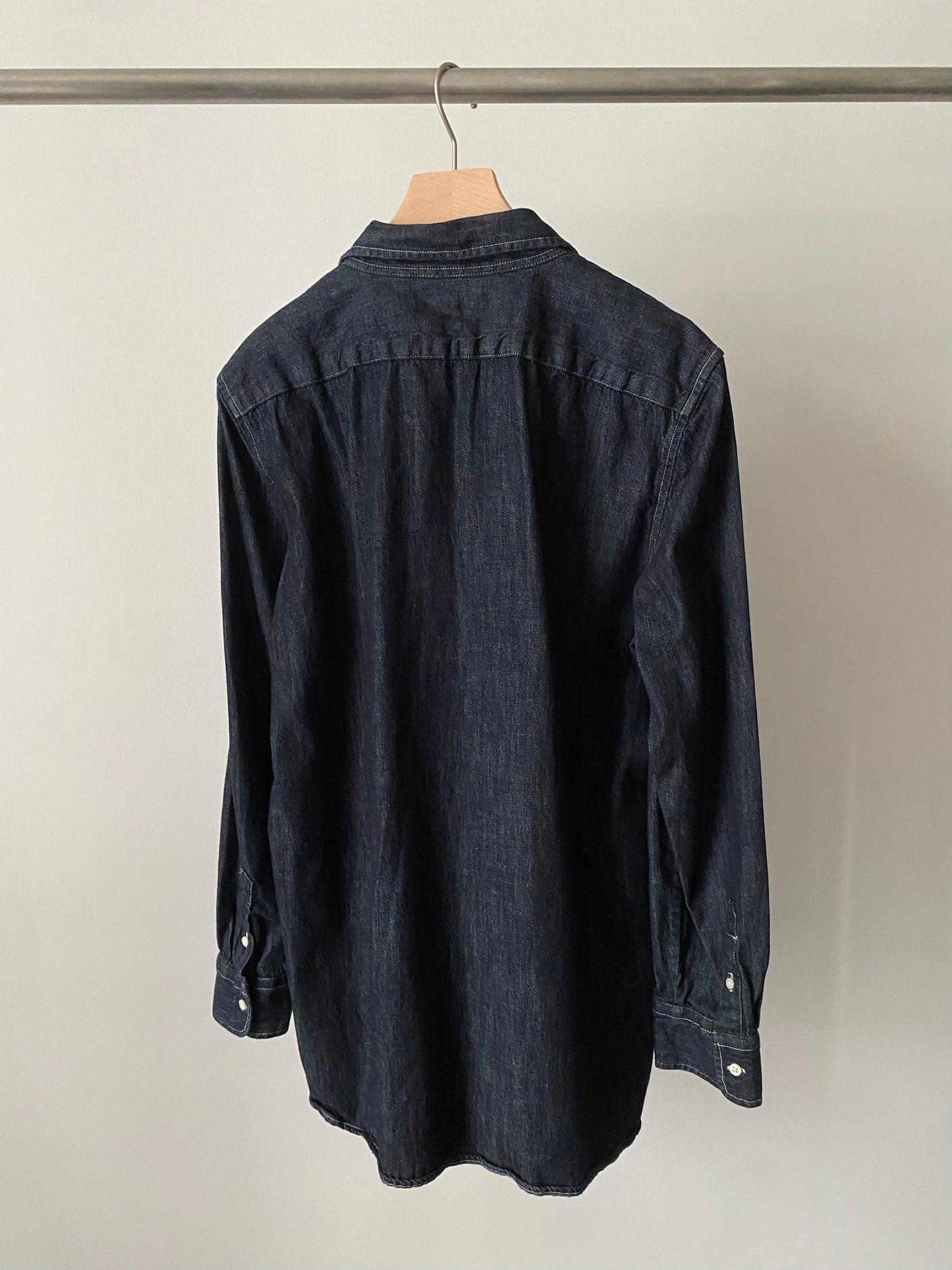 "Ralph Lauren" Lace up denim pullover