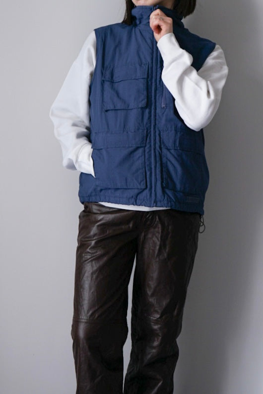 Zip up nylon vest