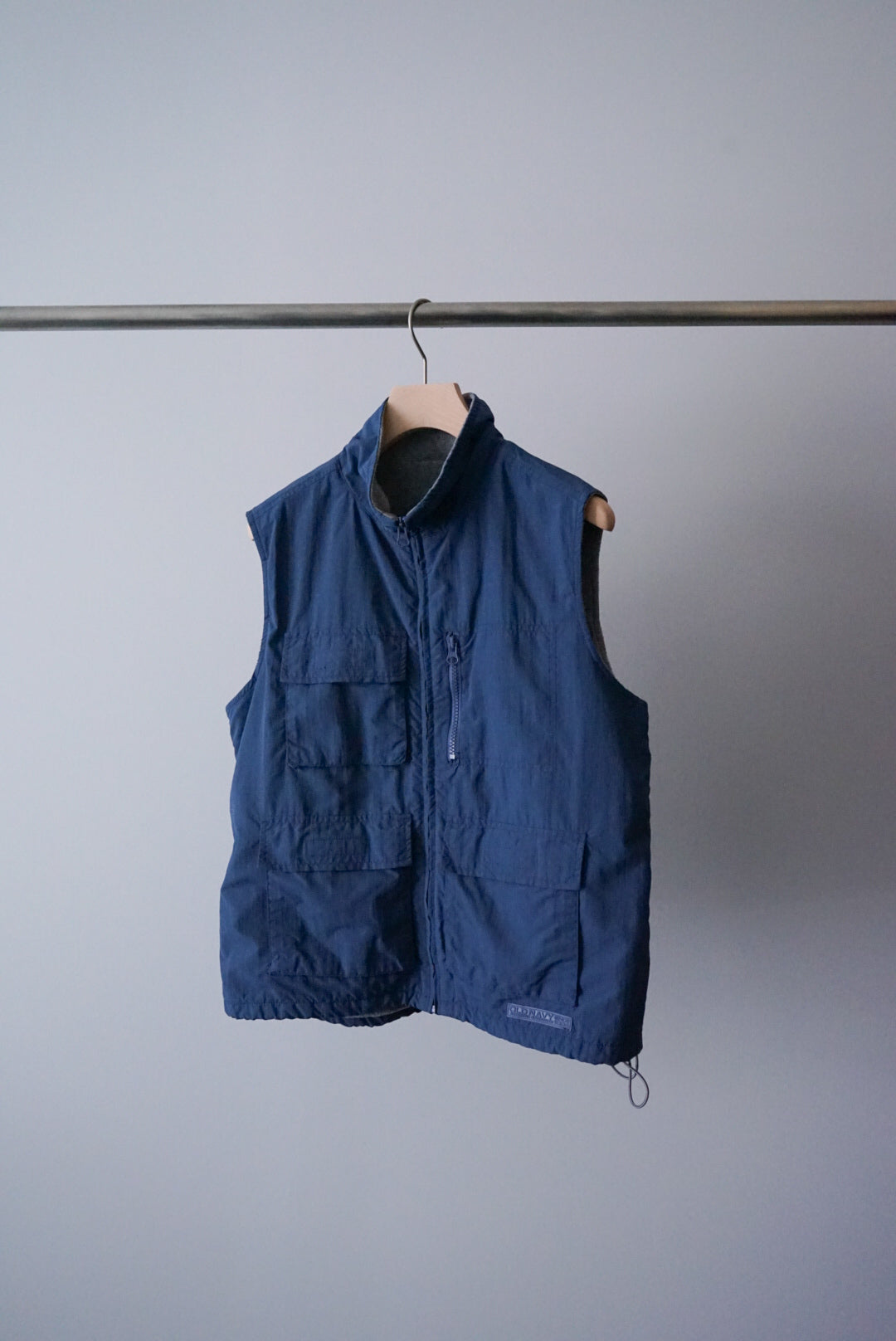 Zip up nylon vest