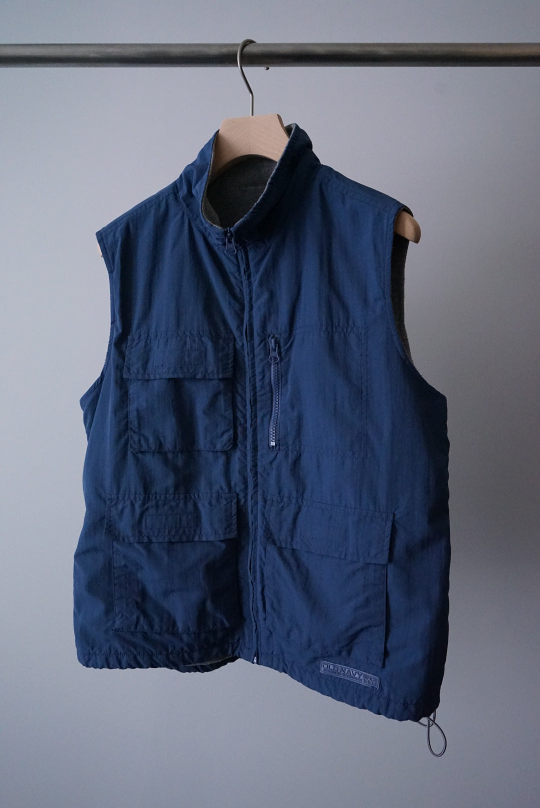 Zip up nylon vest
