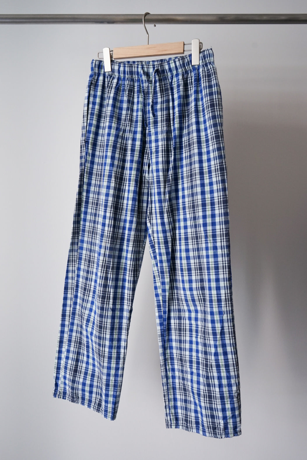 Easy check pants