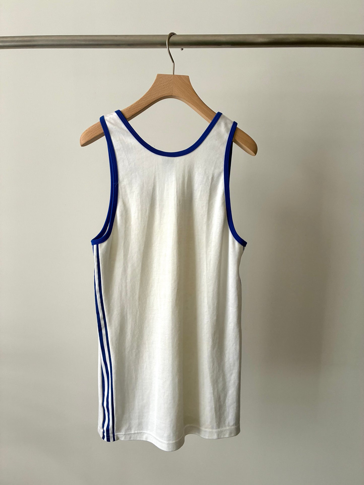 70's "adidas" ventex bicolor tank