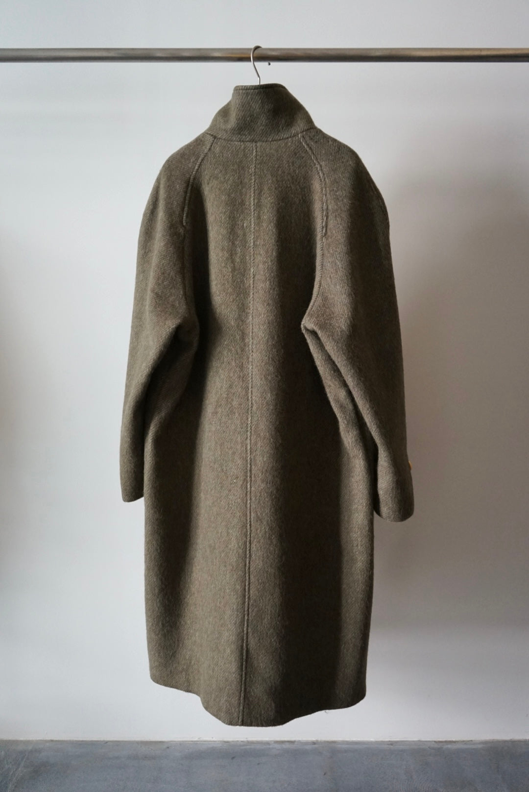 【SHOTAHIYAMA】 STAND COLLAR LOOSE WOOL COAT