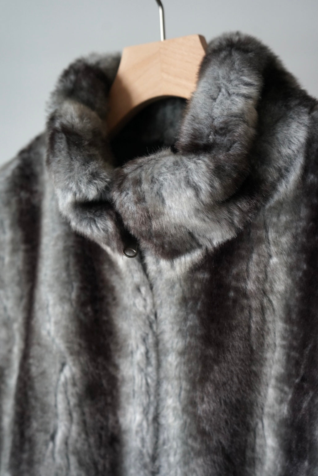 Reversible fake fur vest