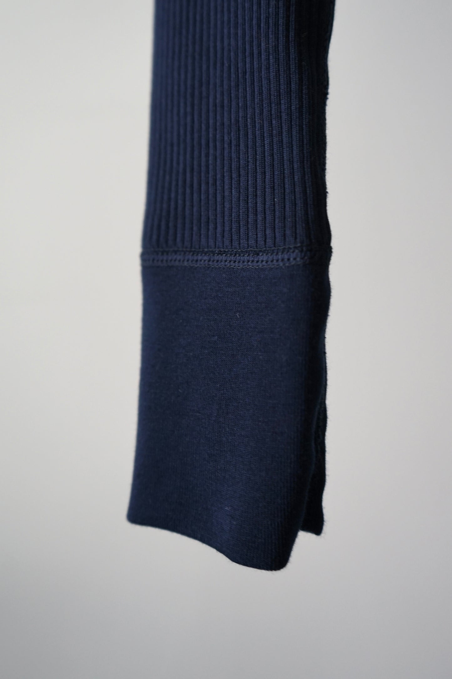 【HAKUJI】Organic cotton LS PO -navy-