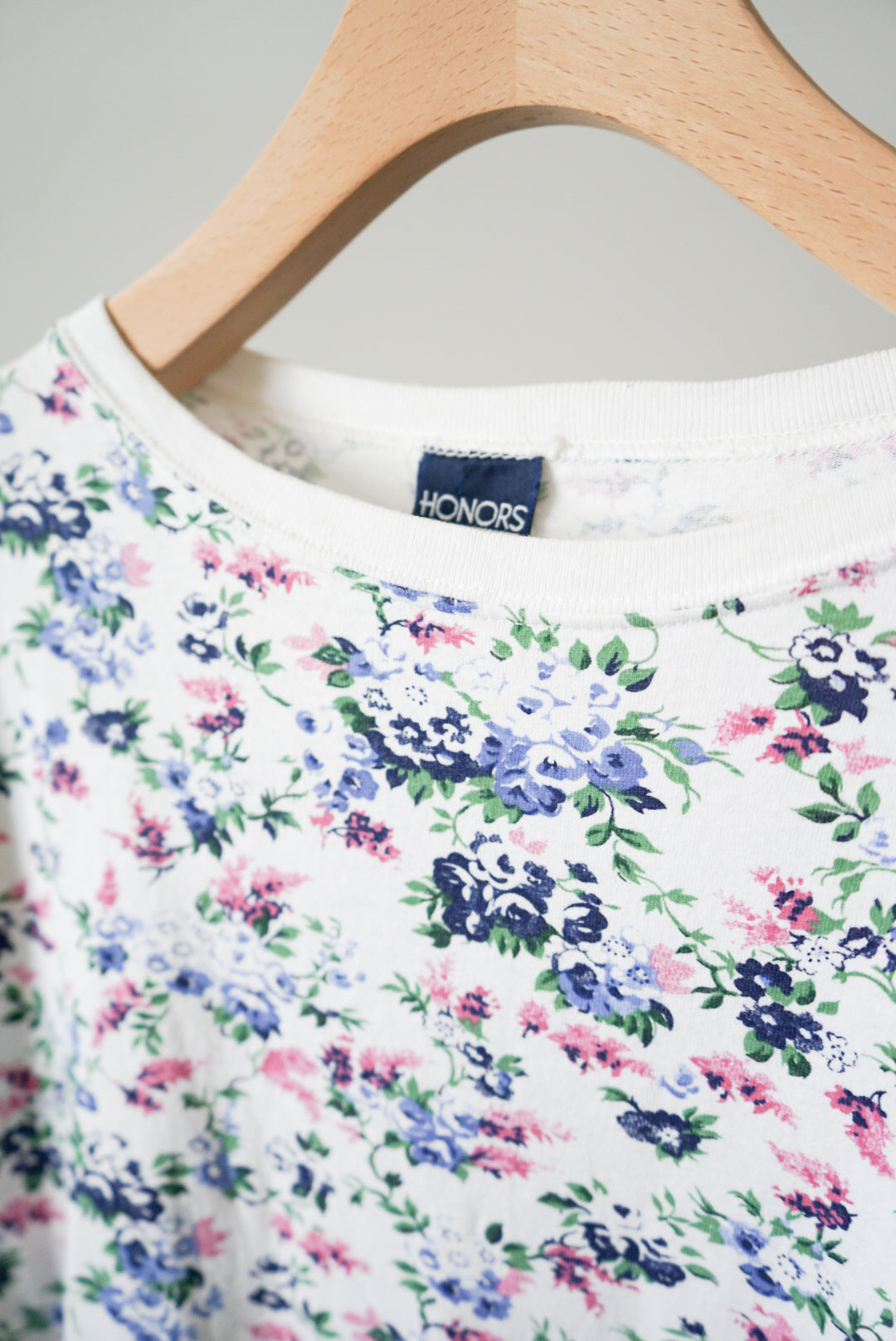 Flower print big tee
