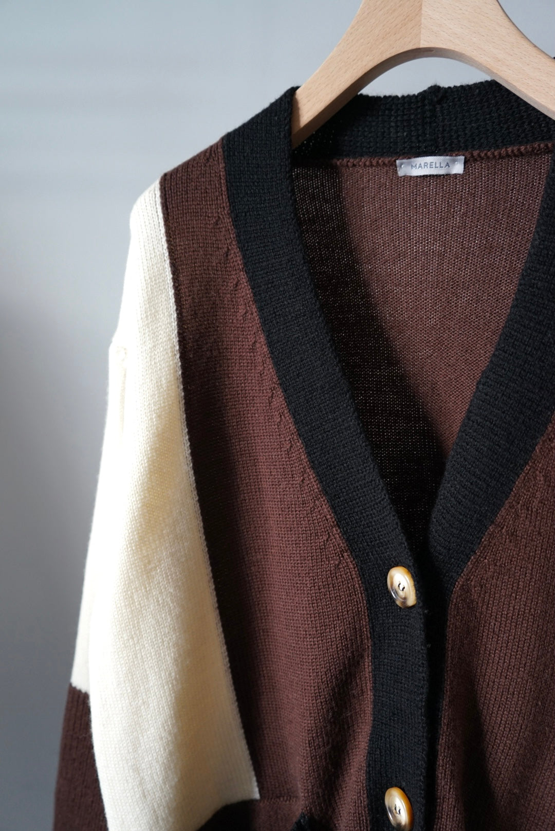 Multi color cardigan made in Italy