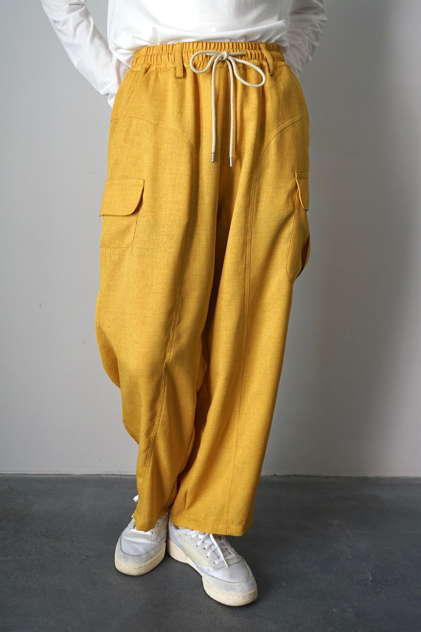 【SHOTAHIYAMA】balloon cargo pants mustard