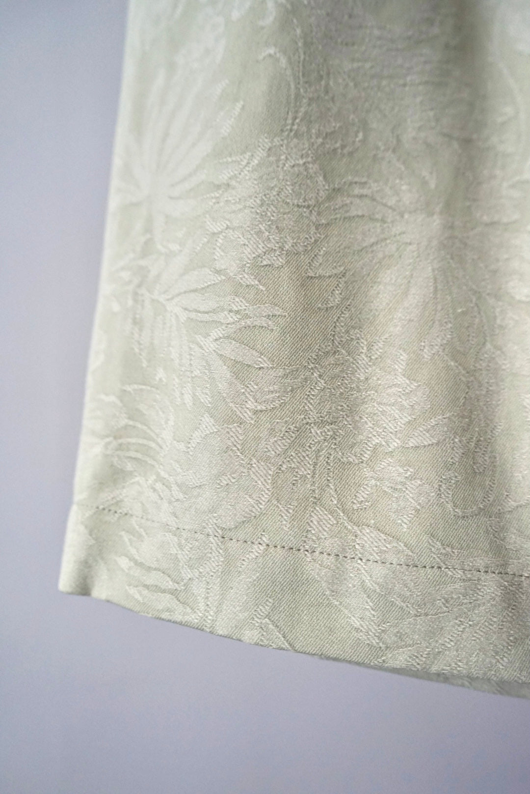 【SHOTAHIYAMA】botanical jaquard shorts light green