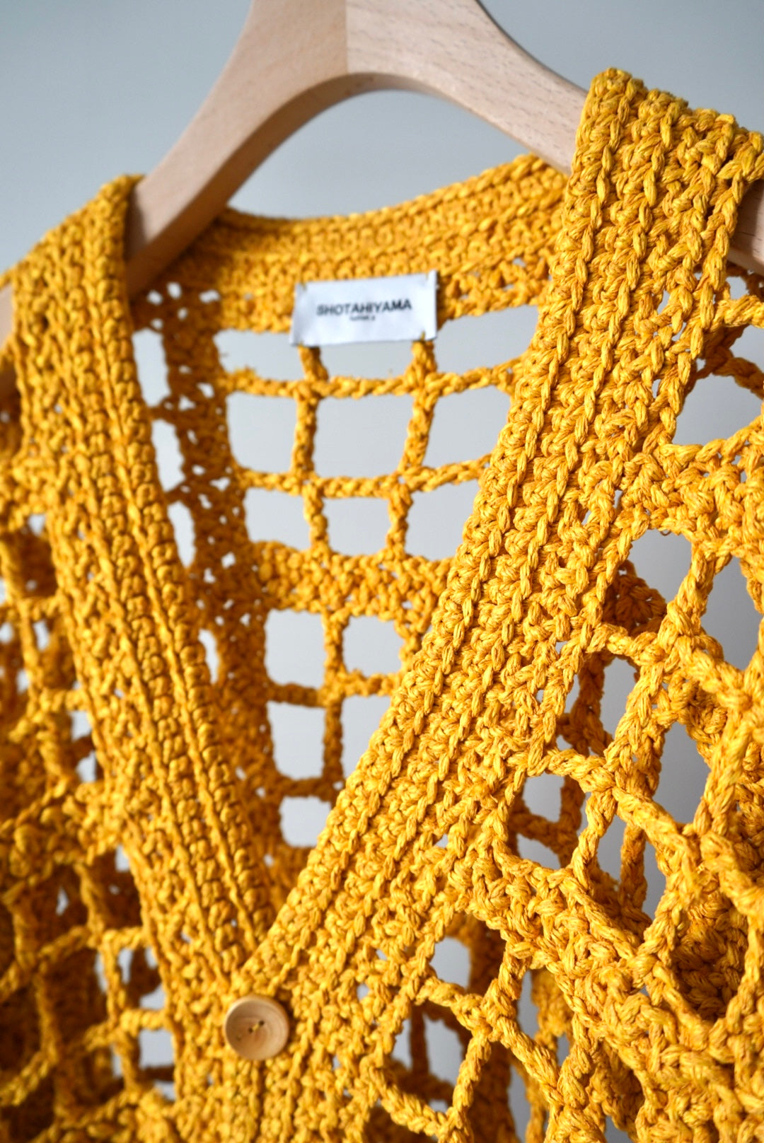 【SHOTAHIYAMA】washi mix hand knit cardigan