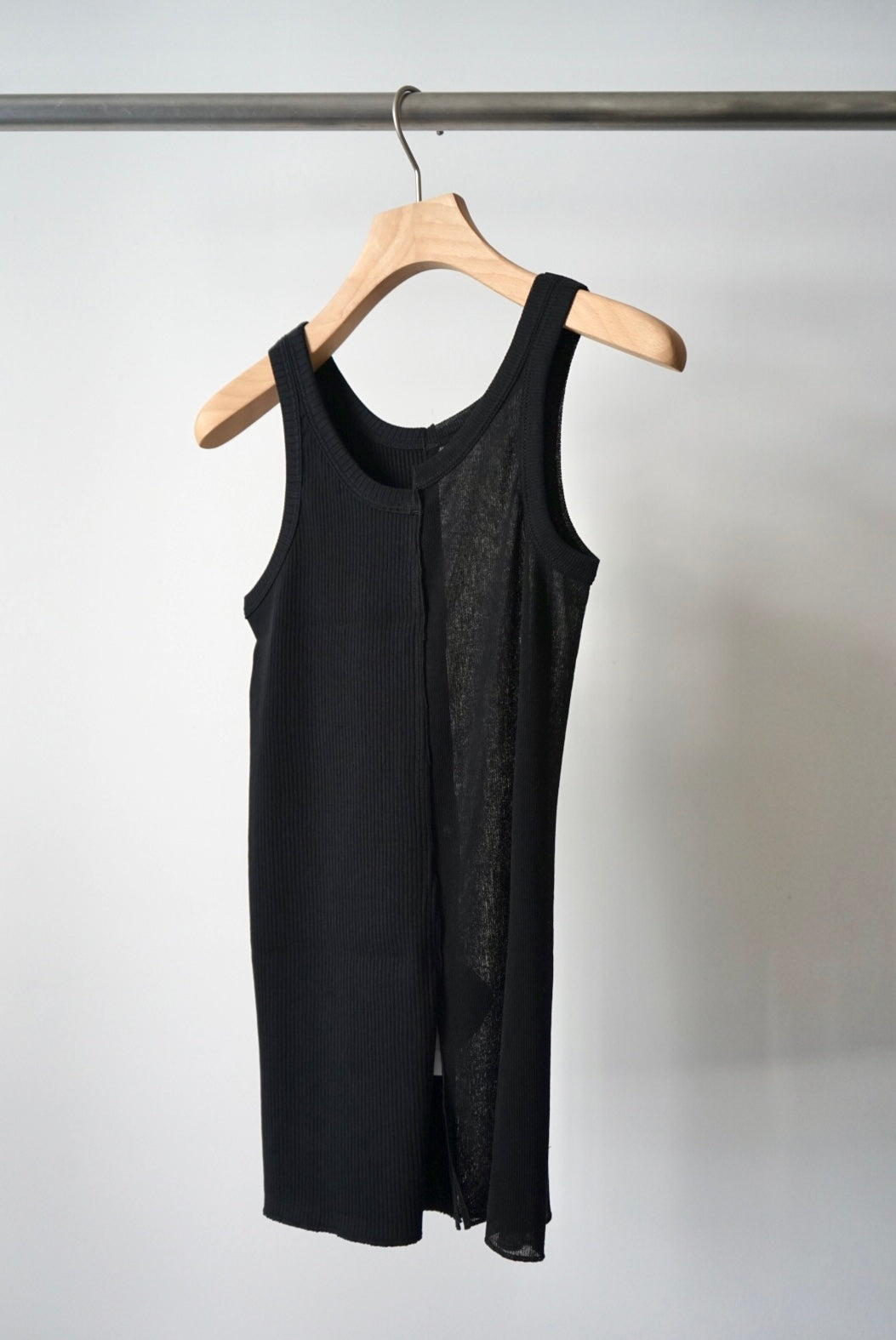 【HAKUJI】sheer/OG rib tanktop