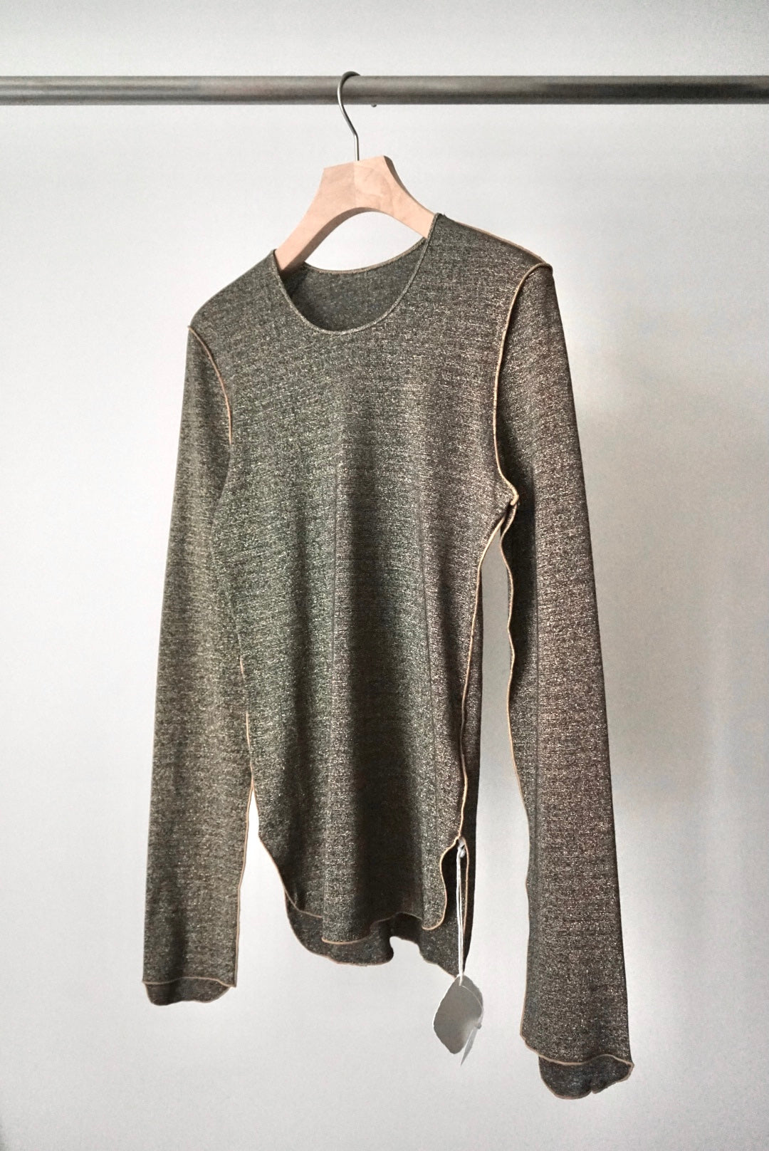 【HAKUJI】Glittery L/S PO -black-