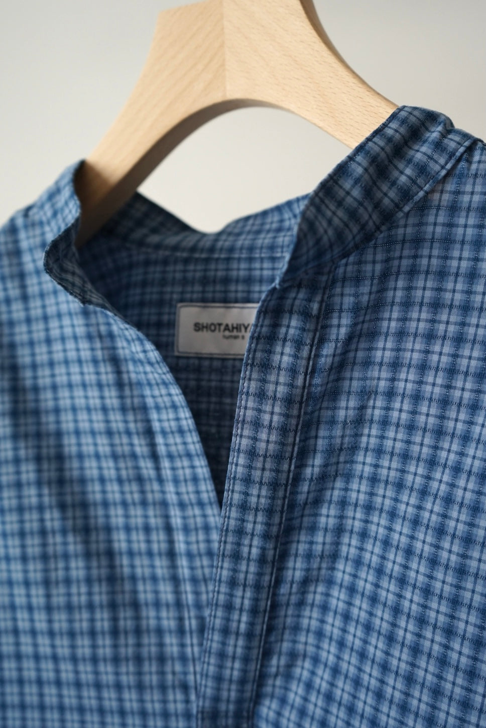 【SHOTAHIYAMA】check pullover shirt