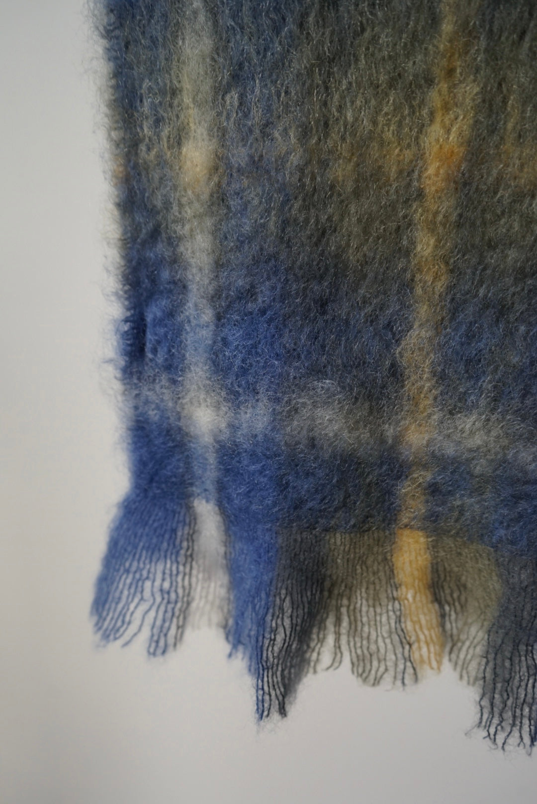 【MANTAS EZCARAY】SCARF TARTAN -blue base-