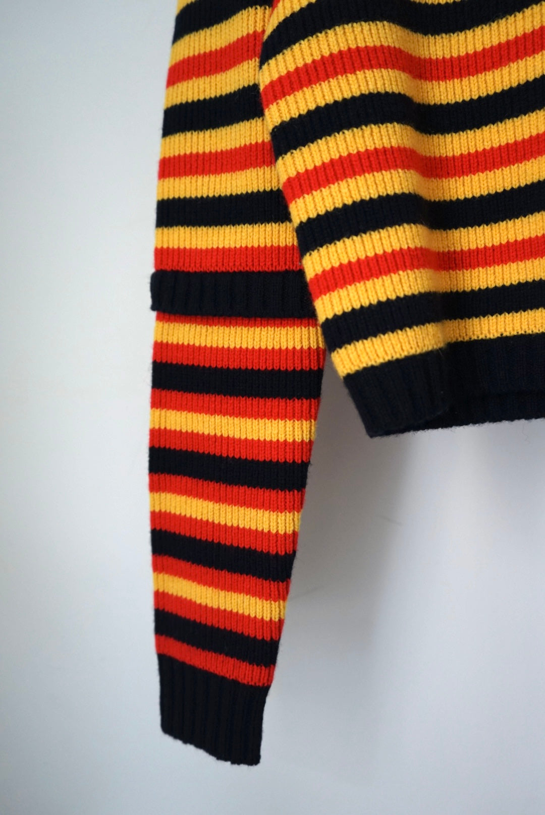 "Victoria Beckham" All Over Stripe Crewneck Sweater