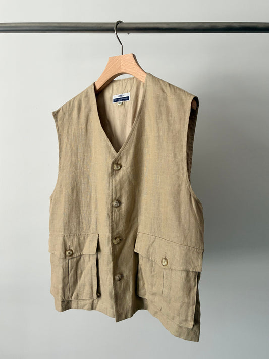 Euro linen vest made in Italy