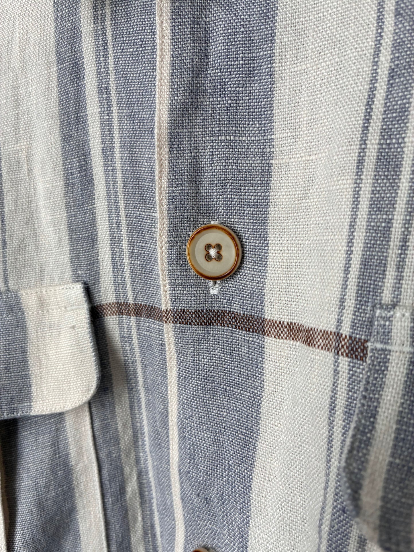 【SHOTAHIYAMA】linen check safari jacket