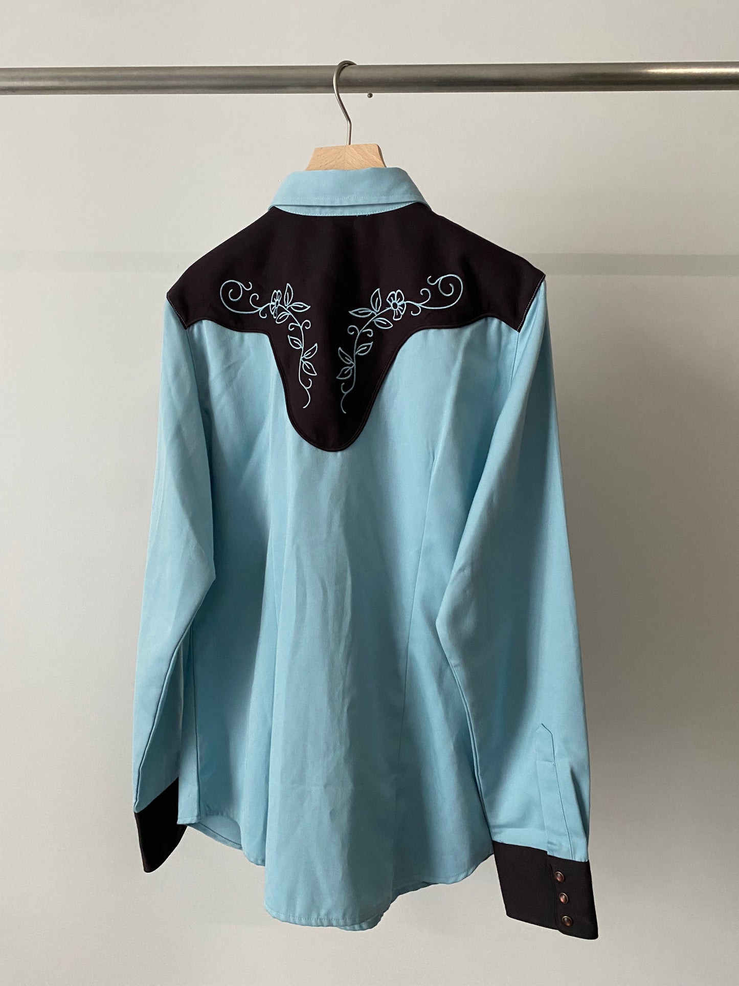 Choco mint western shirt