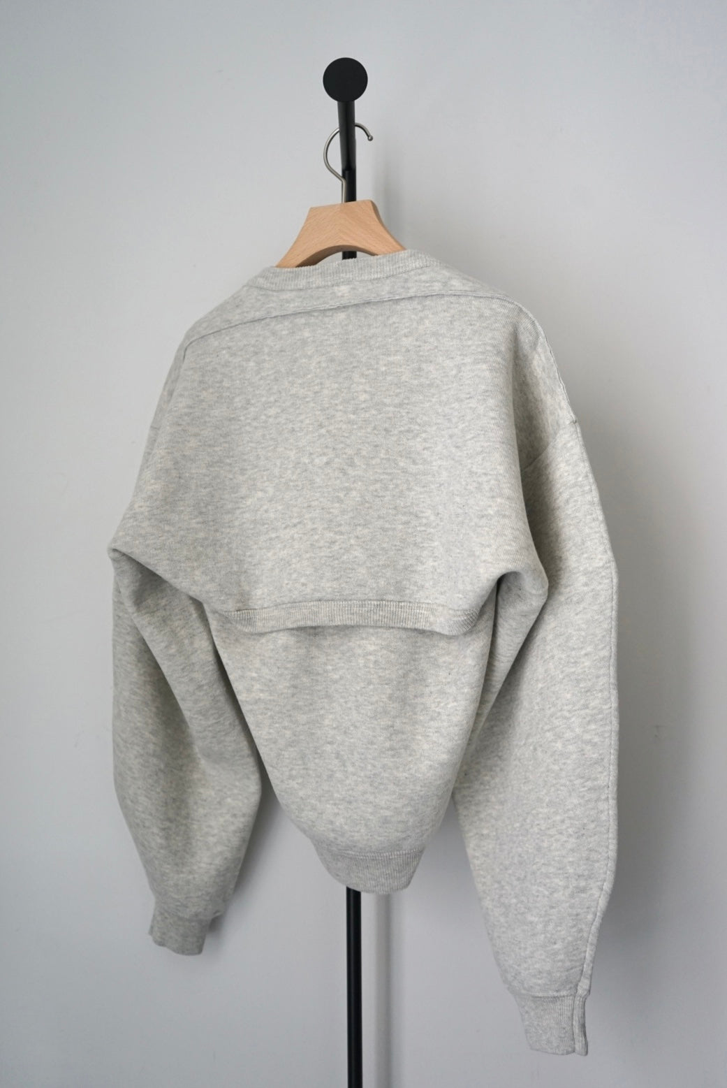 【tyn.TGOR】Saparate sweat -l.gray-