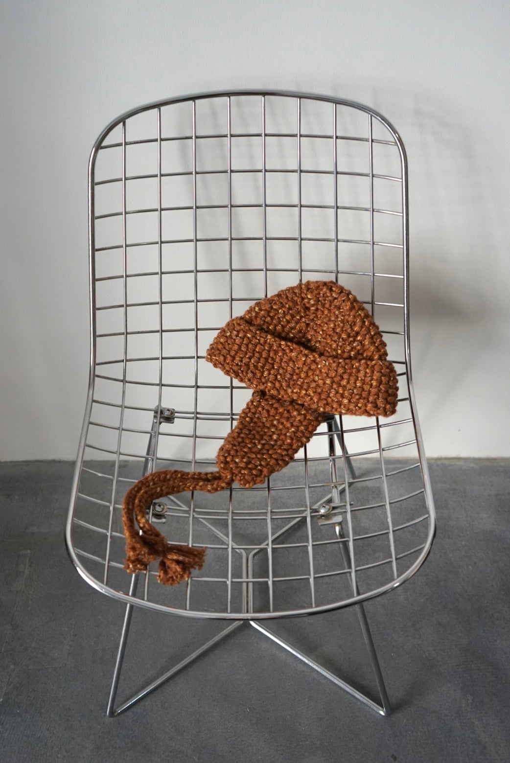 【SHOTAHIYAMA】WOOL MIX HAND KNIT 2WAY HAT
