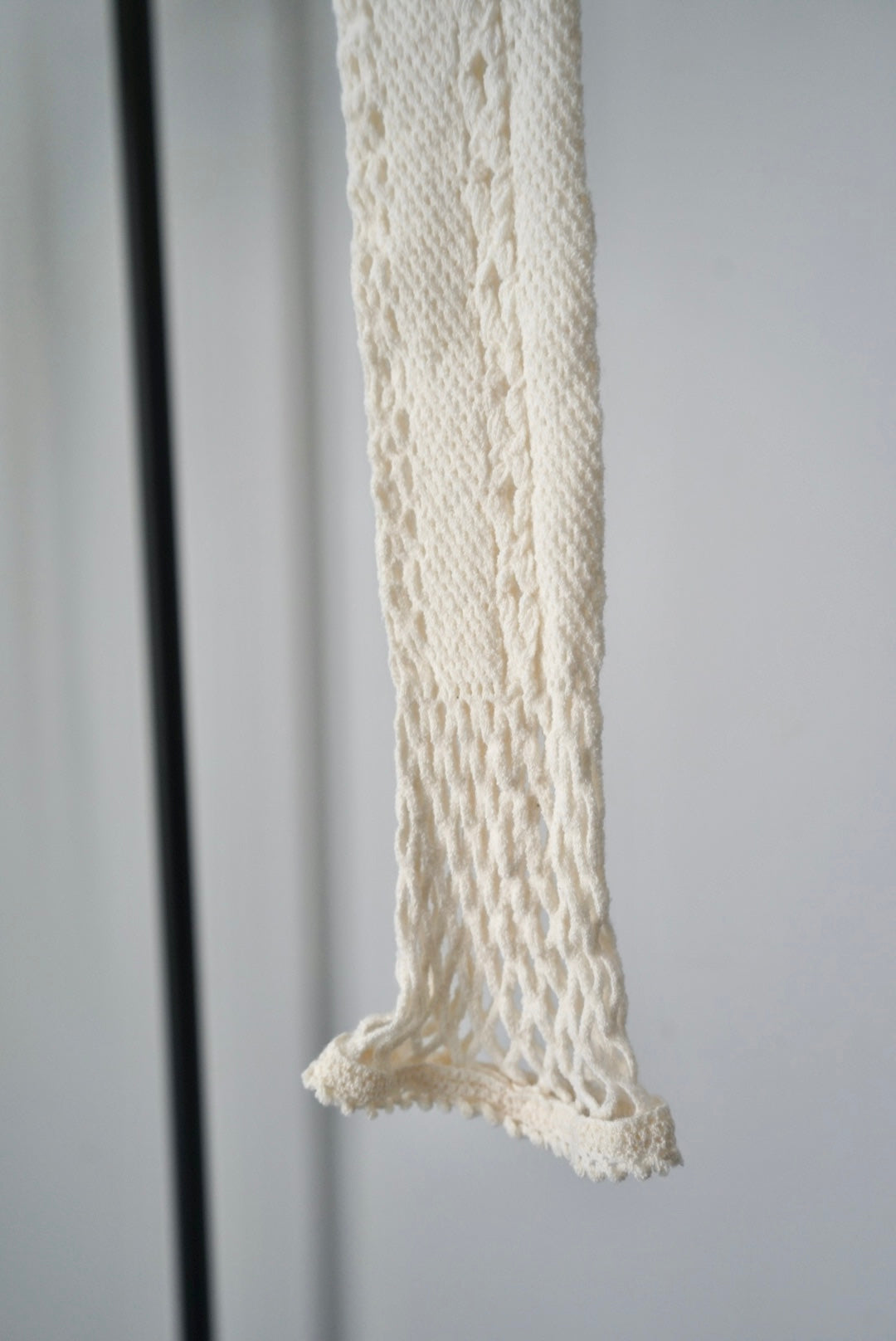 【EUCHRONIA】Stretch Lace Short Tops -ivory-