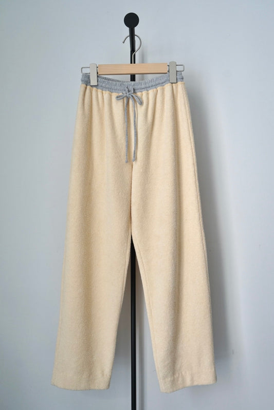 Pile sweat docking pants
