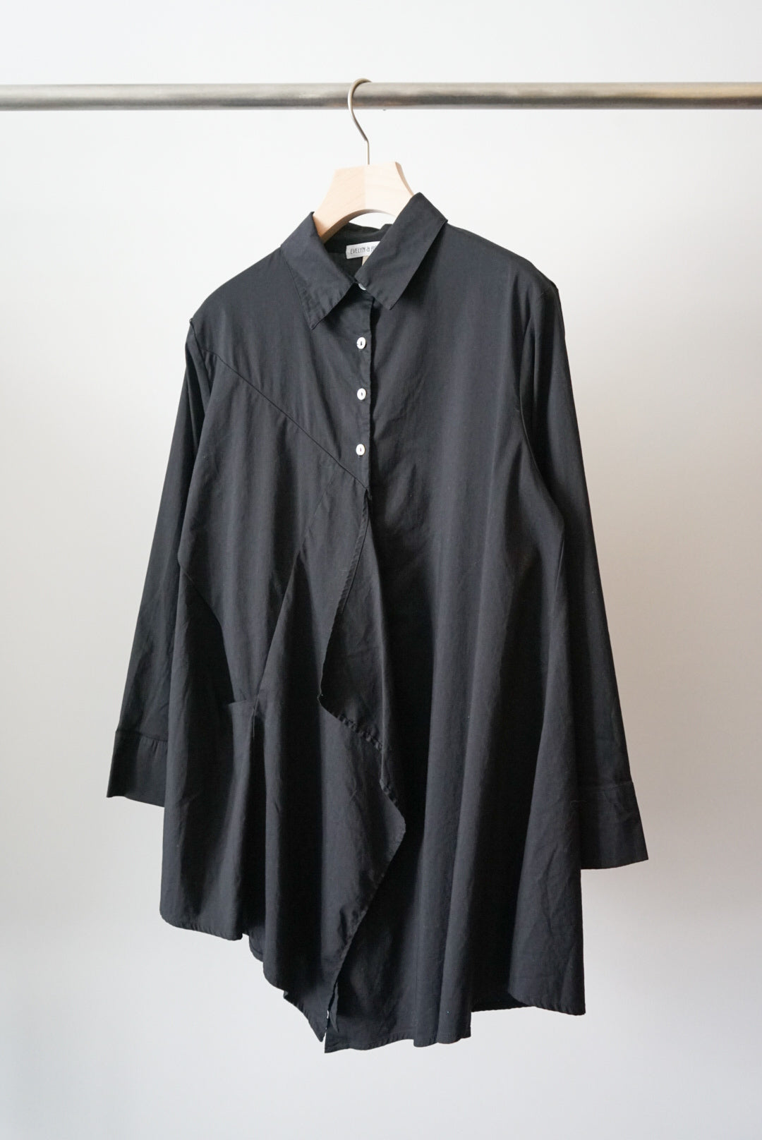 Asymmetry design long shirt