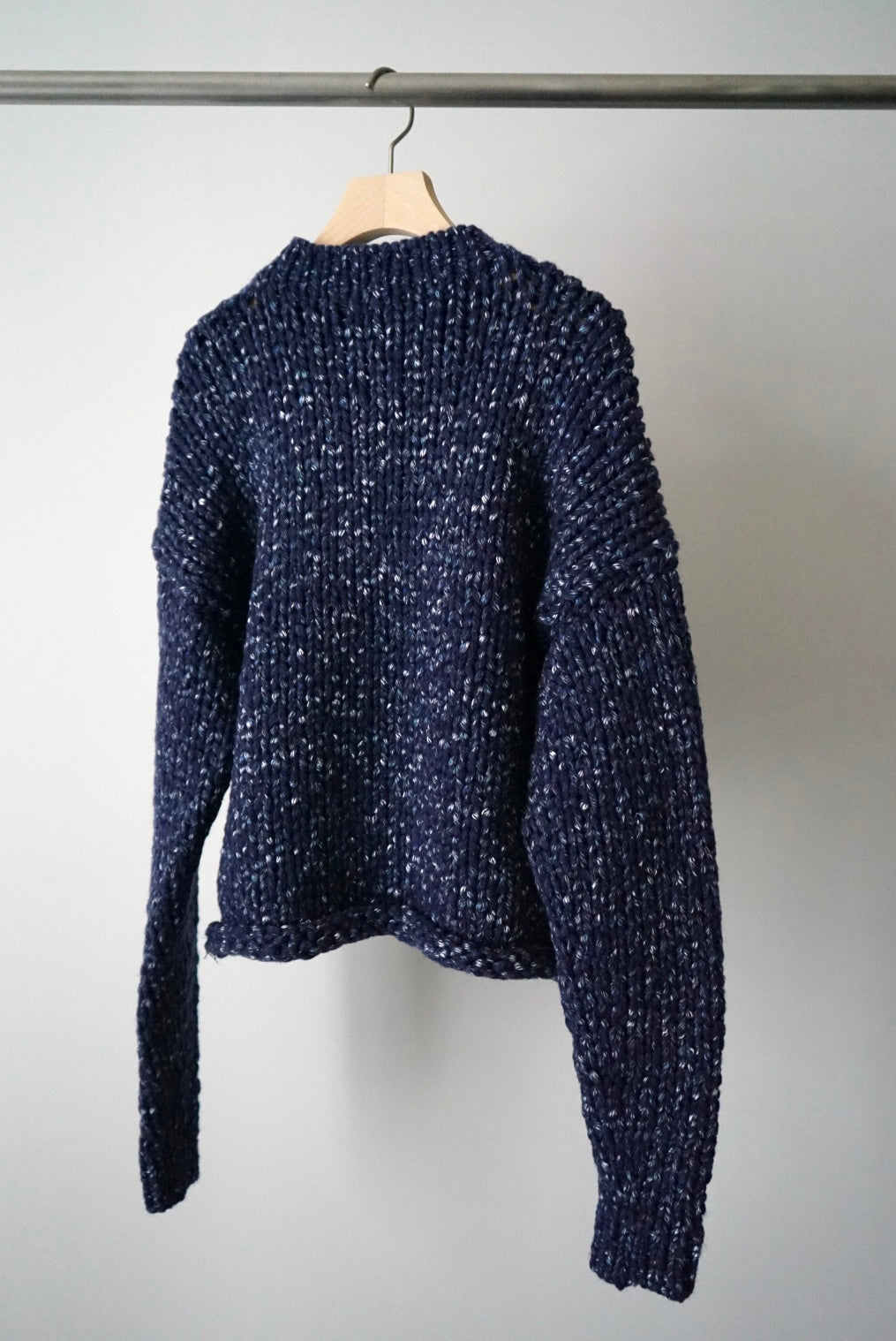 【SHOTAHIYAMA】wool mix hand knit sweater