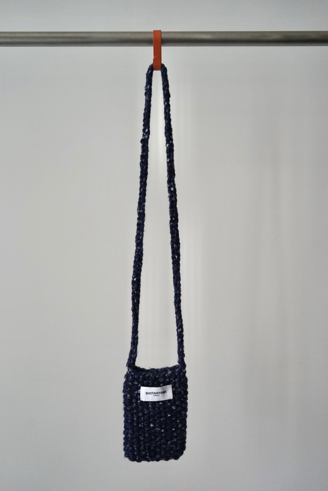 【SHOTAHIYAMA】wool mix hand knit pouch