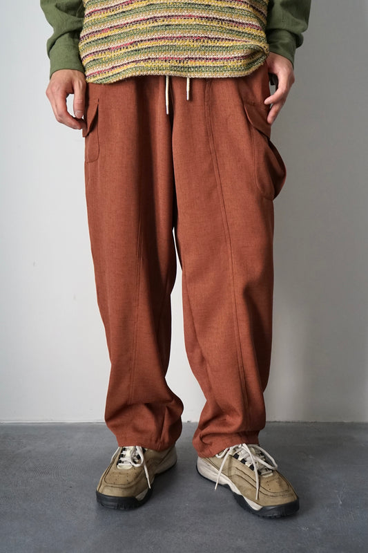 【SHOTAHIYAMA】balloon cargo pants brown