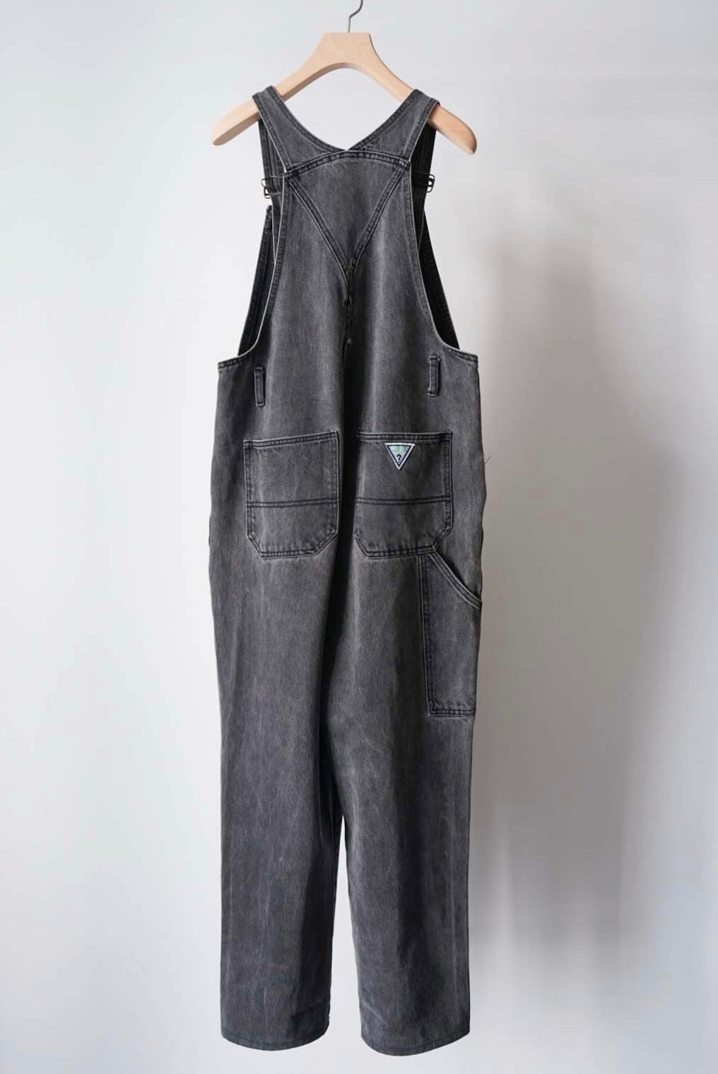 Black denim overall