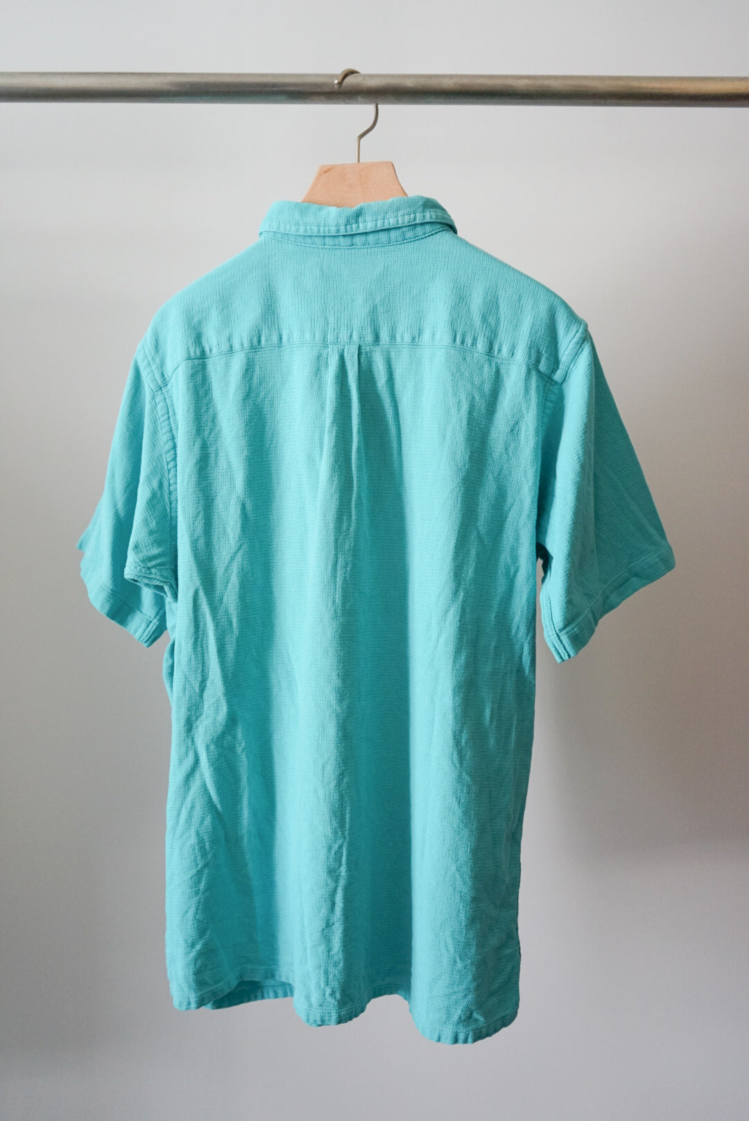 Turquoise cotton shirt