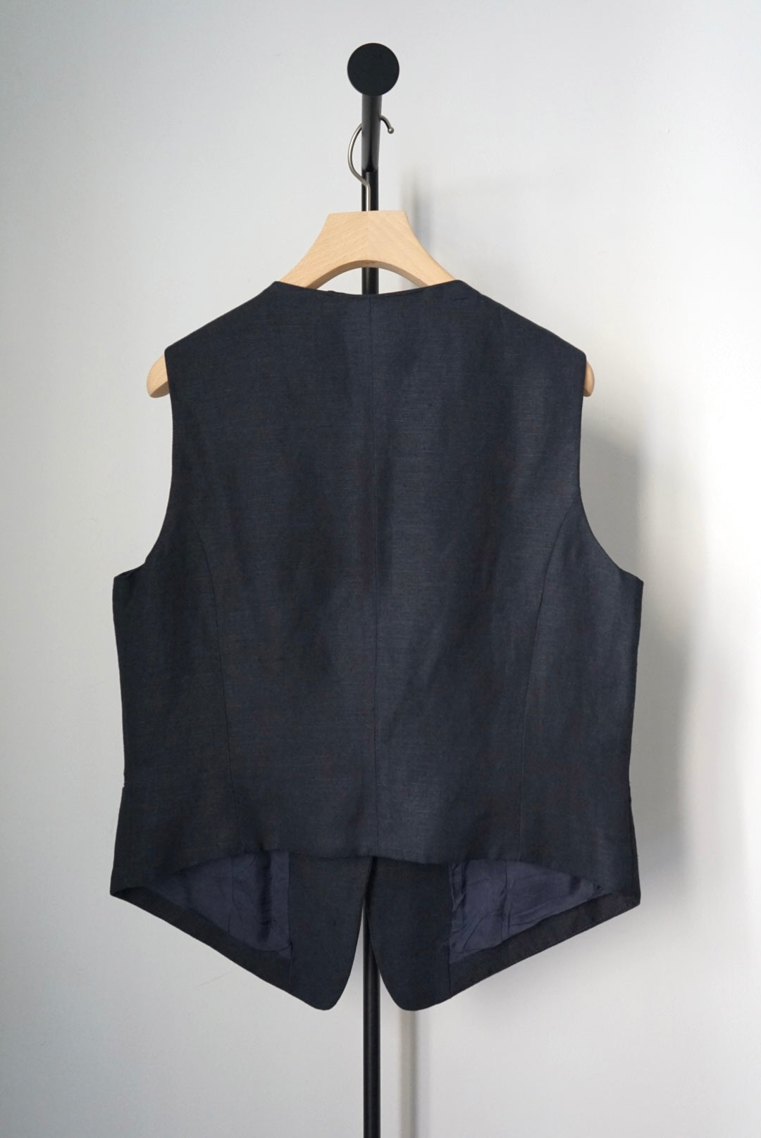 4buttons linen rayon vest