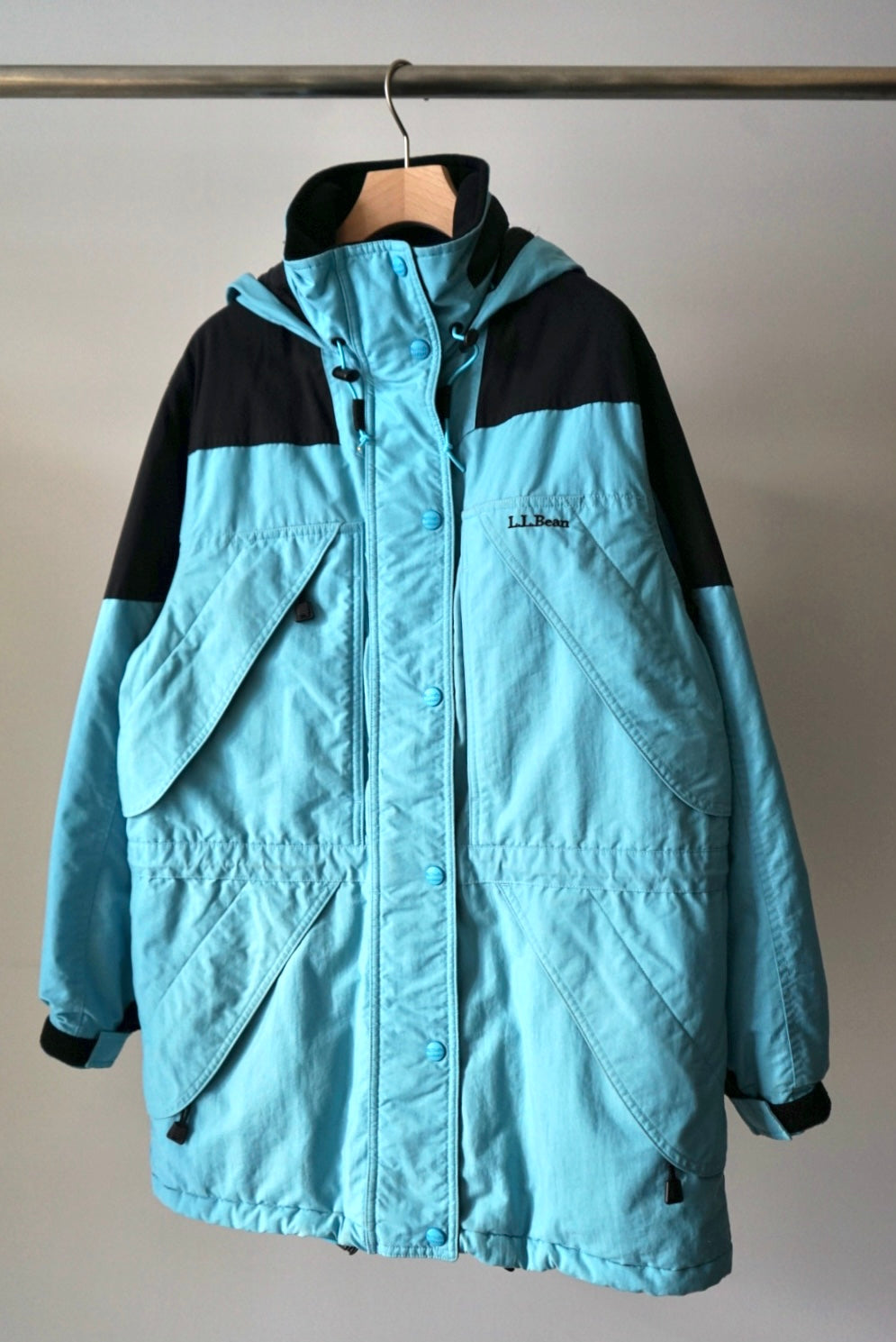 Mint blue mountain jacket