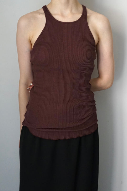 【HAKUJI】Random rib amesle bra tanktop