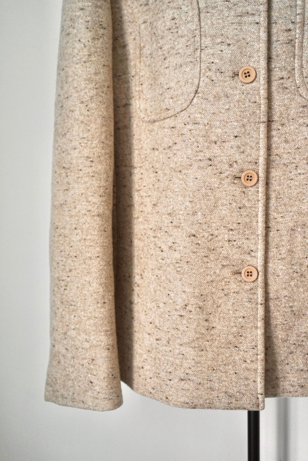 Melange jacket made in Italy