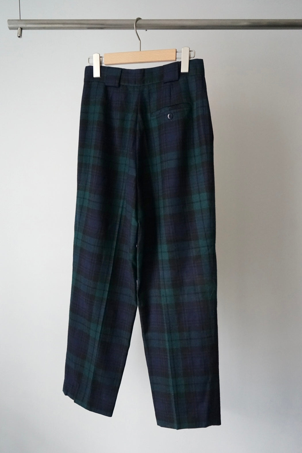 Black watch check pant made in Bulgaria