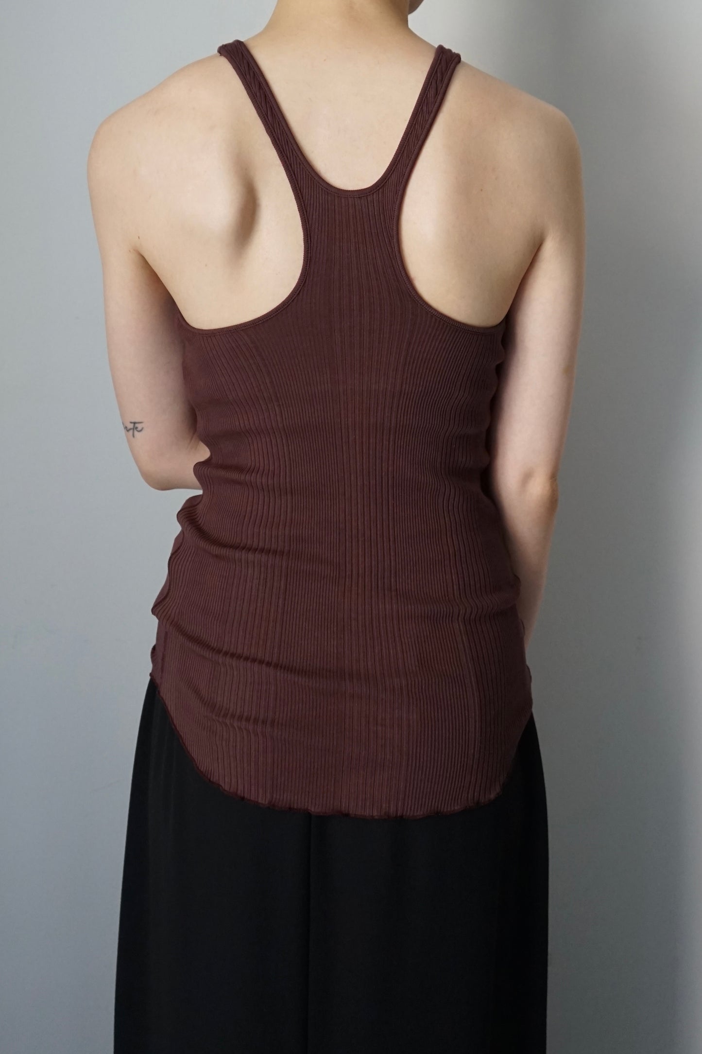 【HAKUJI】Random rib amesle bra tanktop
