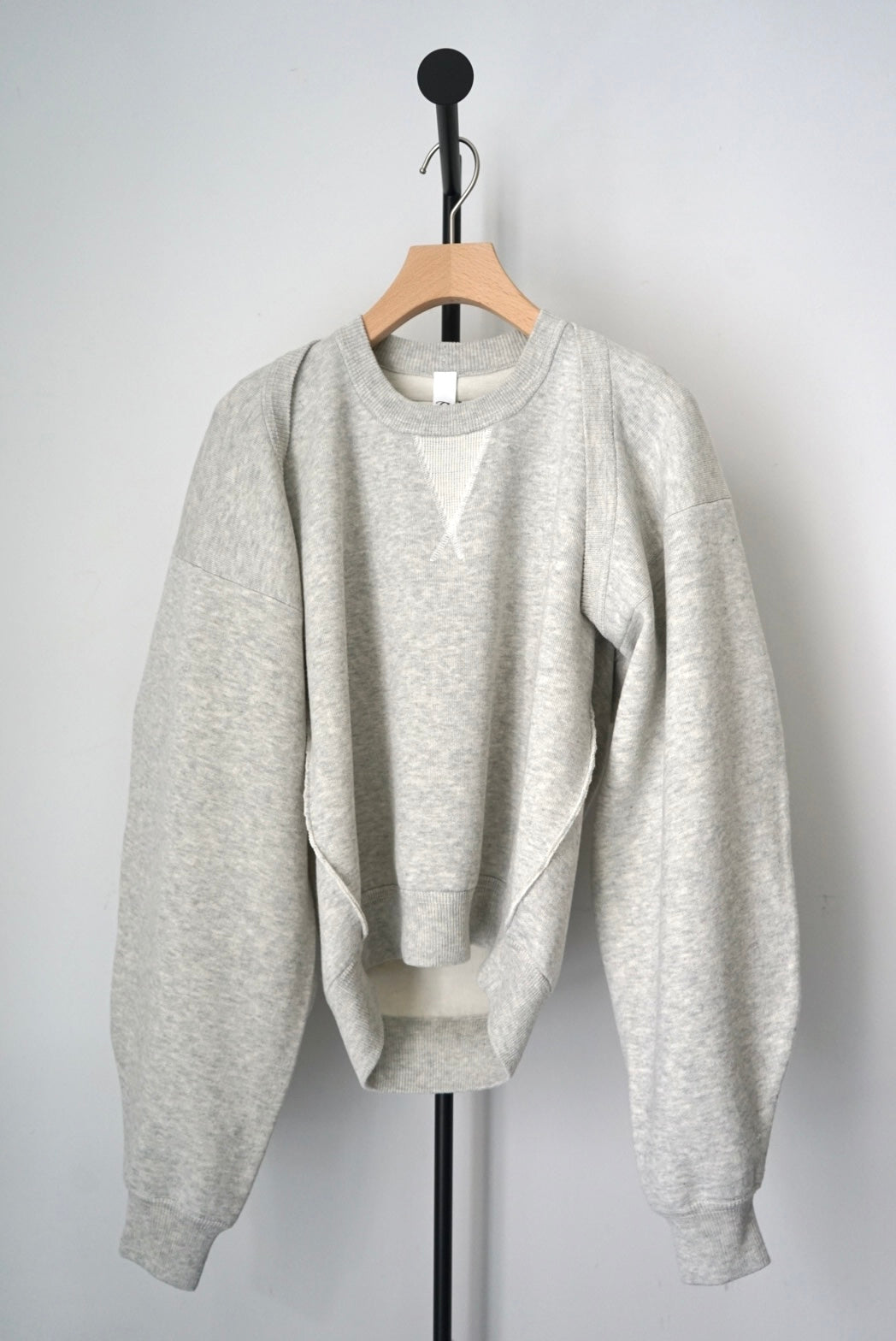 【tyn.TGOR】Saparate sweat -l.gray-